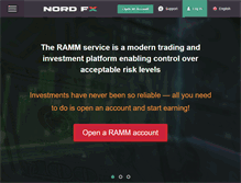 Tablet Screenshot of nordfx.com