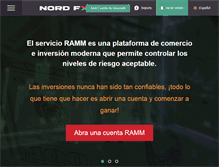 Tablet Screenshot of es.nordfx.com